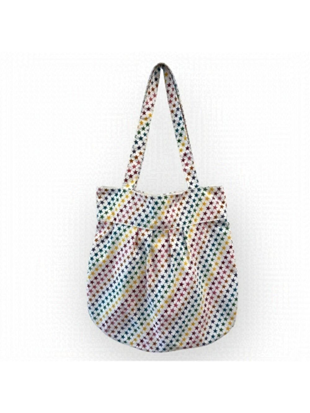 Rainbow star tote bag